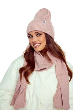 ШАПКА-БИНИ ЖЕНСКАЯ ОСЕНЬ-ЗИМА ФУКСИЯ РОЗОВАЯ
