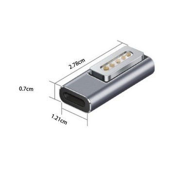 Магнитный адаптер USB-C PD для MacBook MagSafe1 L