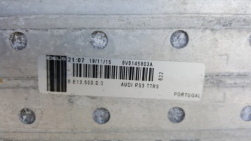 КОМПЛЕКТ ВЕНТИЛЯТОРА РАДИАТОРА AUDI RS3 8V 2.5 2015-