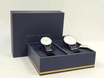 DANIEL WELLINGTON CLASSIC CORNWALL (40MM I 32MM) ZESTAW PREZENTOWY DLA PAR