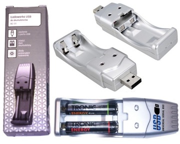 Ładowarka akumulatorów AA AAA z USB BC01