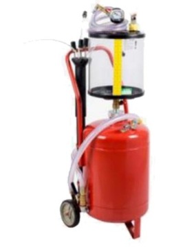 Mobilna Zlewarko-wysysarka do oleju Mini 24L kolor niebieski HCFB3027