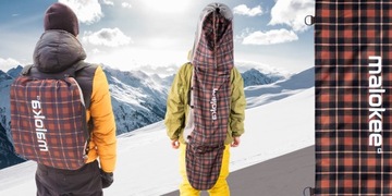 Pokrowiec na deskę snowboardową torba etui plecak na buty 2w1