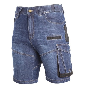 Spodenki krótkie jeansowe Slim Fit 2XL LAHTI PRO L4070705