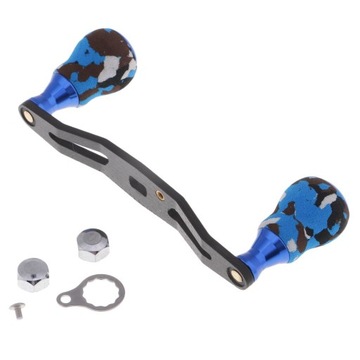 Прочная ручка катушки из углеродного волокна с тыквой из синего этиленвинилацетата.