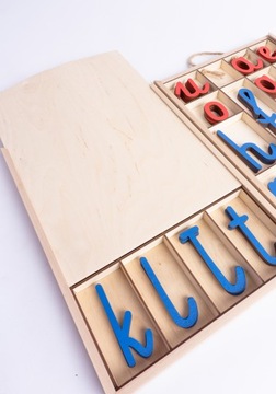 Большой набор подвижных алфавитных диграфов Монтессори