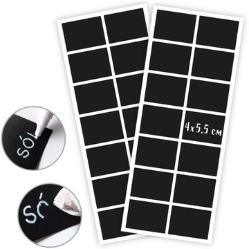 Наклейки для классной доски 28 шт 4х5,5см + меловой маркер TOMA белый 1,5мм