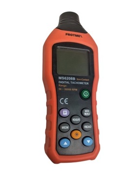 Оптический метод тахометра Mastech MS6208B