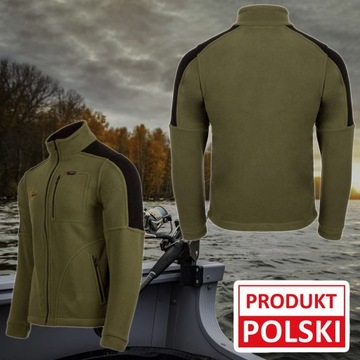 РЫБАЛКА СВИТШОТ ИЗ ФЛИСА рыбалка - ТОЛСТАЯ - ТЕПЛАЯ XL