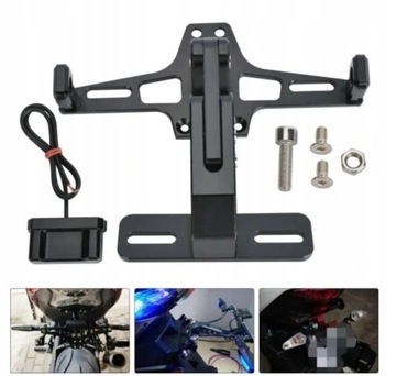 Крепление держателя номерного знака мотоцикла