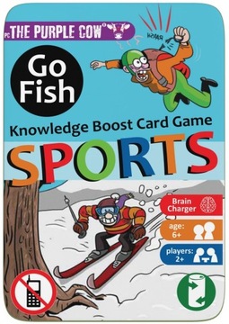 Podróżna gra karciana Kwartet Go Fish Sport