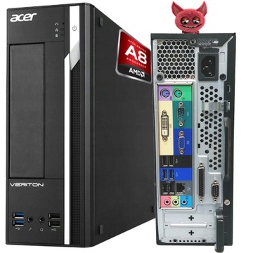 ACER VERITON X4110G AMD A8 3,8GH 16/500GB LPT W10