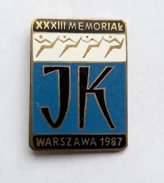 Знак XXXIII Мемориала Януша Кусочинского 1987 г.