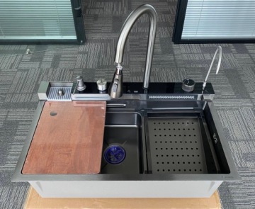 КОМПЛЕКТ СТАЛЬНОЙ КУХНИ ВОДОПАД + МНОГОФУНКЦИОНАЛЬНАЯ КУХНЯ FATTER