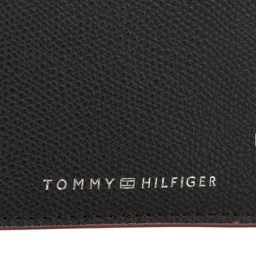 Portfel Męski Tommy Hilfiger Struc Leather Czarny
