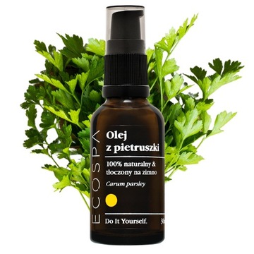 NATURALNY OLEJ Z NASION PIETRUSZKI NIERAFINOWANY 30 ML ECOSPA