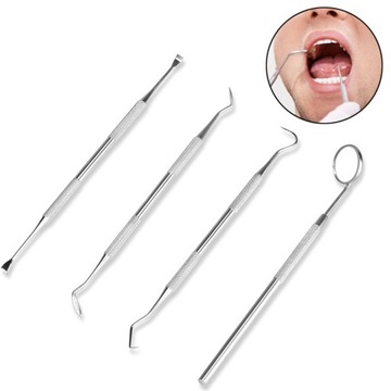 4pcs/Set Dental Oral Teeth Cleaning Tool Kit