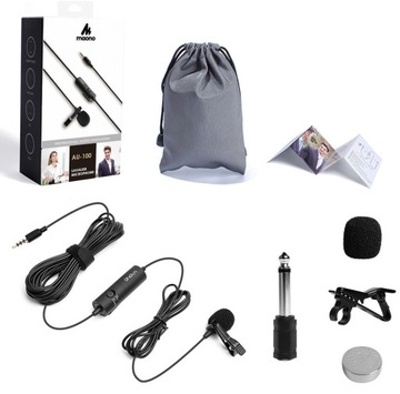 MAONO AU-100 ПРИВЯЗНОЙ МИКРОФОН ДЛЯ DSLR-камер