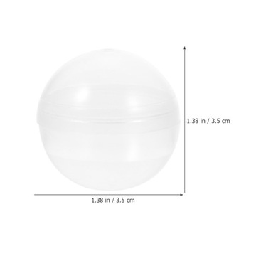 ПУСТЫЕ ПРОЗРАЧНЫЕ КРУГЛЫЕ КАПСУЛЫ МАЛЕНЬКИЕ ПОДАРОЧНЫЕ КАПСУЛЫ