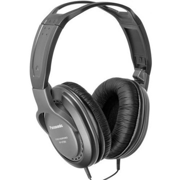 Słuchawki nauszne przewodowe Panasonic RP-HT265E-K z regulacją głośności