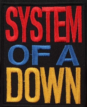 Łatka Naszywka Termo Metal Rock SYSTEM OF A DOWN