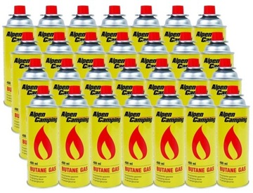 KARTUSZ GAZOWY NABÓJ DO KUCHENKI GAZ 400 ml 28 SZT