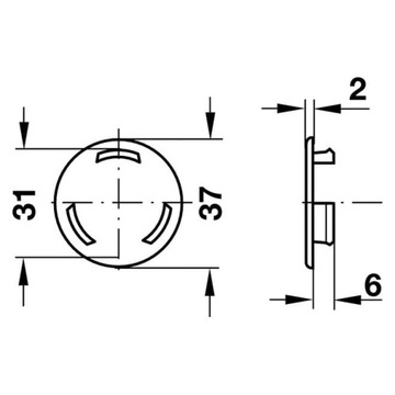 Вентиляционная решетка Фильтр напольный 37мм
