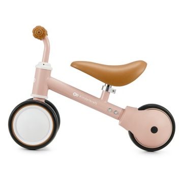 Rowerek biegowy trójkołowy mini jeździk pchacz CUTIE Kinderkraft Różowy
