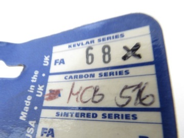 Тормозные колодки EBC FA68 Kawasaki Z 750 1000