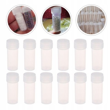 50 sztuk 5ml plastikowych fiolek szczelnych