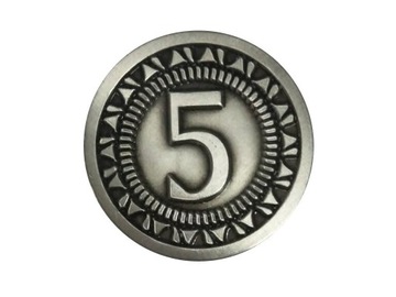 Набор из 24 классических универсальных металлических RPG монет RPG