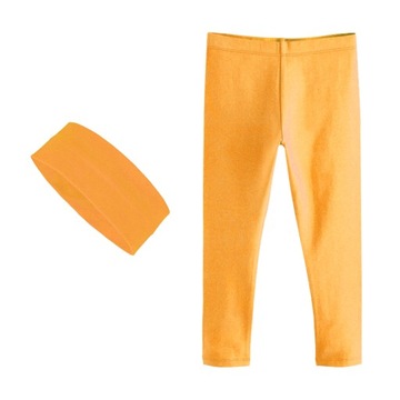 ZESTAW LEGGINSY + OPASKA NA GŁOWĘ BAWEŁNA 146