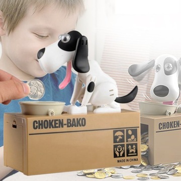 PIES PIESEK SKARBONKA INTERAKTYWNA AUTOMAT PIES ZŁODZIEJ