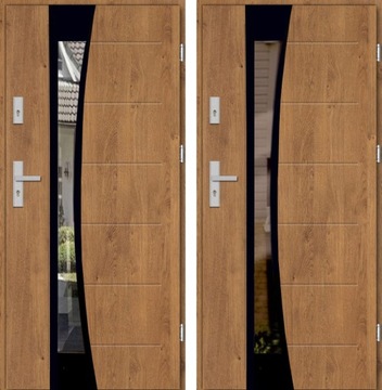 ПОЛЬСКИЕ НАРУЖНЫЕ ДВЕРИ INOX14-T ЧЕРНЫЕ 72MM 90CM UD 1.3 ЧИСТЫЙ ВОЗДУХ