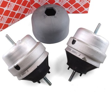 2 X FEBI ULOŽENÍ MOTORU L+P VW PASSAT B5 AUDI A4 1.9 TDI 97-04