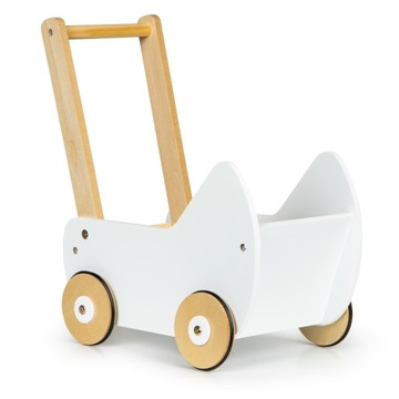 Деревянная кукольная коляска, толкатель, ходунки ECOTOYS