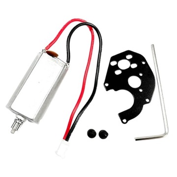 RC Truck 050 Brushed Motor +Motor Mount+Motor Gear Upgrade for Axial black