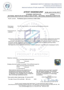 Pochłaniacz pyłu do paznokci manicure ZEBRA mobil