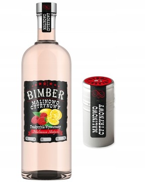 BIMBER MALINOWO - CYTRYNOWY + banderolka 12szt