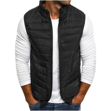 KAMIZELKA MĘSKA PIKOWANA ELEGANCKA SPORTOWA r. 3XL