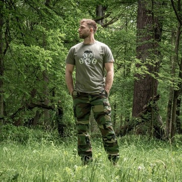 Spodnie wojskowe Pentagon BDU 2.0 Woodland 50