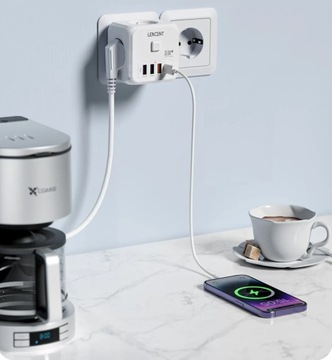 электрический разветвитель с воровским выключателем для более быстрого контакта, 35 Вт