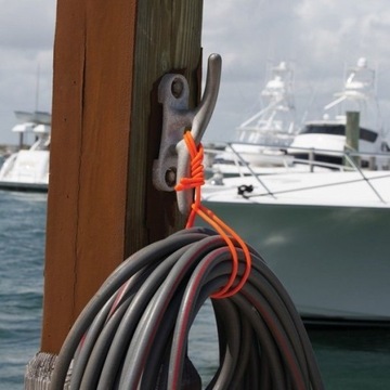 Nite Ize Gear Tie Original 32 резиновые оранжевые 2 шт.