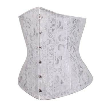 Black Gothic Underbust Corset and Bustiers Tops Wa