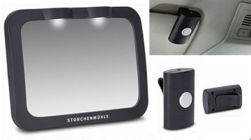 Storchenmühle lusterko do auta ze światłem LED