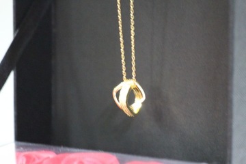 Premium WIECZNA RÓŻA w pudełku magia + NASZYJNIK Prezent + torebka Urodziny