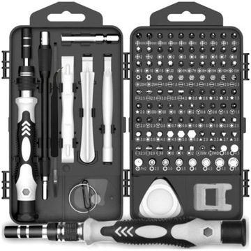 ZESTAW PRECYZYJNYCH ŚRUBOKRĘTÓW 115EL TORX BITY WKRĘTAK ŚRUBOKRĘTY PORĘCZNE