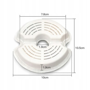 4/8 шт. Сменный фонтанный фильтр для кошек и собак