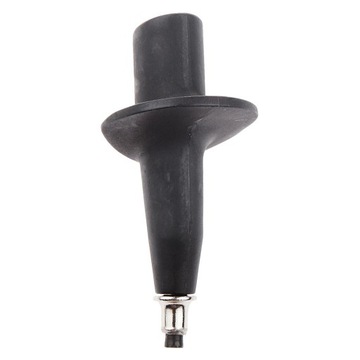 Пластиковая сменная удочка для походов черного цвета.