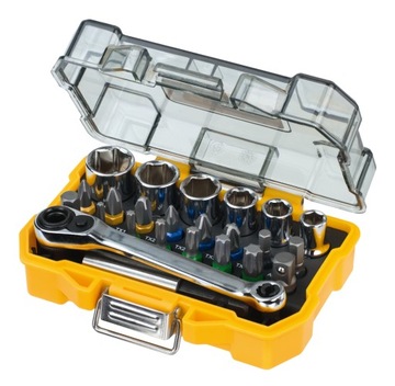 DEWALT DT71516 ZESTAW BITÓW I NASADEK Z GRZECHOTKĄ